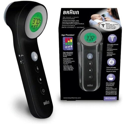 Braun čelni termometer BNT400 črni 4022167204004 Slike
