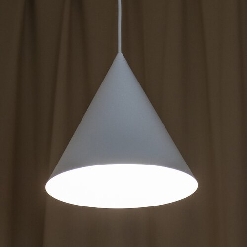  Visilica na sajli ETNA II, 1xE27/15W/230V, prečnik 25 cm, bela Slike