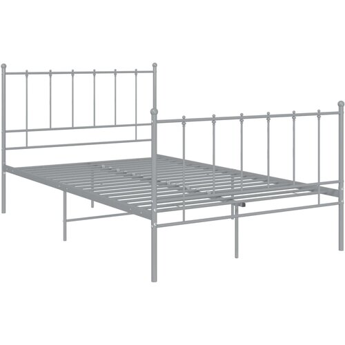  Okvir za krevet sivi metalni 120 x 200 cm Slike