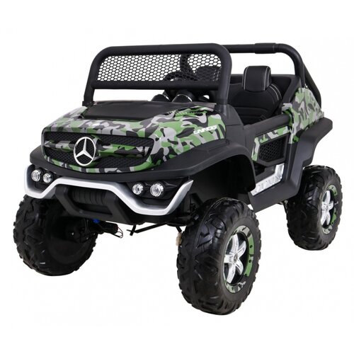  Licencirani auto na akumultor Mercedes BENZ UNIMOG - moro Slike