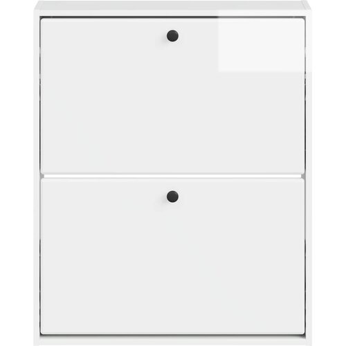  Ormar za cipele na zidu BREDA 71 x 17 x 86 cm Konstruirano drvo Slike