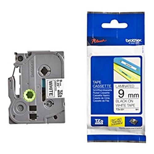Brother tz2-221 9mm black on white traka za labeliranje ( 44899 ) Cene