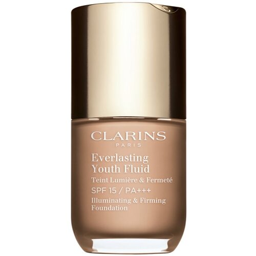 Clarins Everlasting Youth Fluid Foundation posvjetljujući puder SPF 15 nijansa 109 Wheat 30 ml Slike