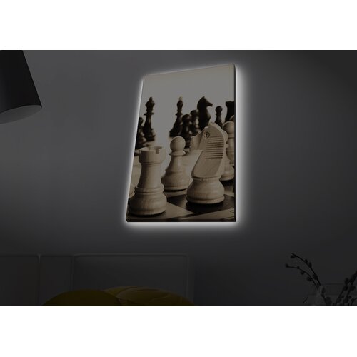 Opviq Slika na platnu sa LED osvetljenjem 45x70cm Cijene
