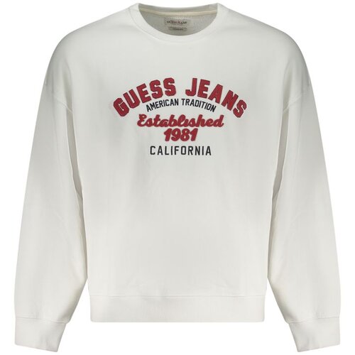 Guess Jeans Mu&amp;scaron;ki Bijeli Pulover bez Patentnog Zatvarača Slike