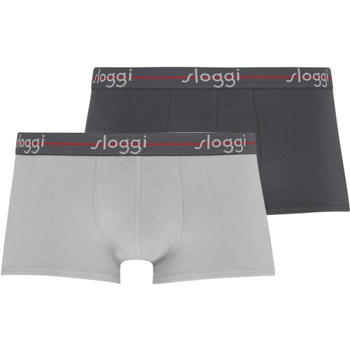 Sloggi Bokserice &amp;#039;Start&amp;#039; svijetlosiva / crvena / crna Slike