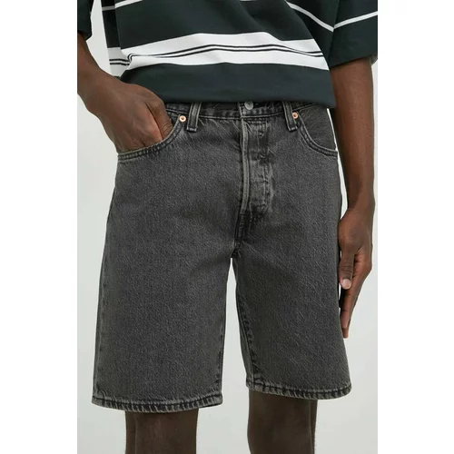 Levi's Jeans kratke hlače moški, siva barva