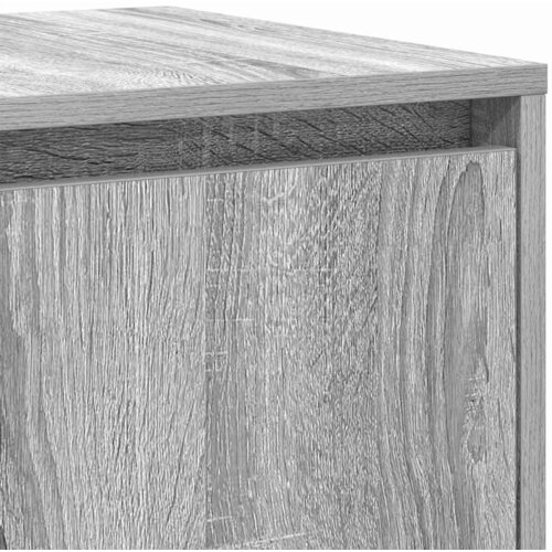  Kreveta Sivi hrast sonoma 120 x 41 x 75 cm Konstruirano drvo Slike