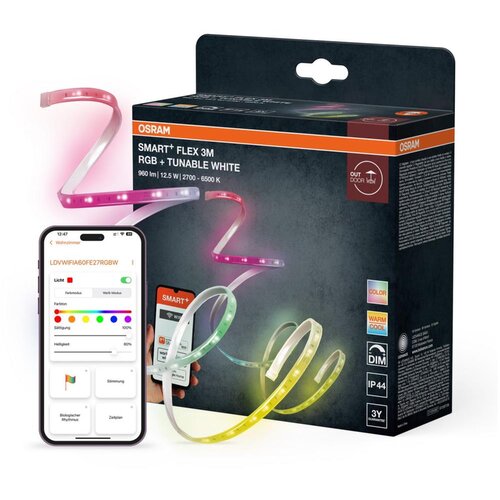 Osram LED RGB+TW prigušiva spoljašnja traka SMART+ FLEX 3m LED/12,5W/230V Wi-Fi Cene