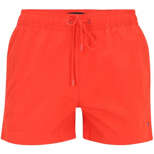 Tommy Hilfiger Underwear Kratke kopalne hlače nočno modra / rdeča / oranžno rdeča / bela