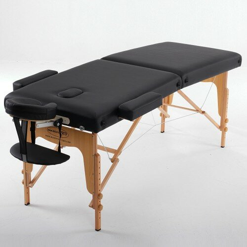 Masterpro Sto za masažu Professional 2 - Black Cene