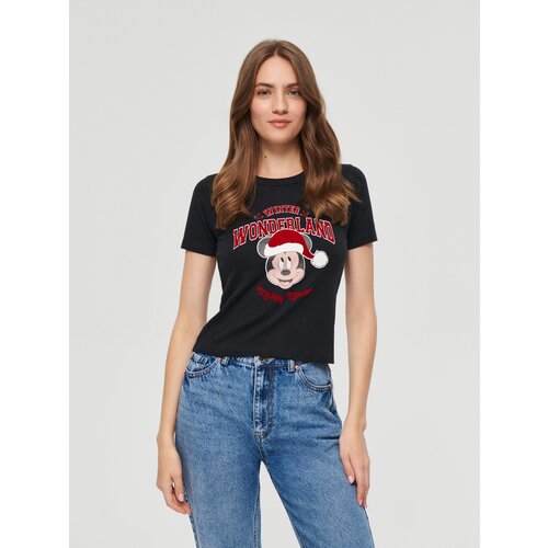 House - Božićna majica kratkih rukava Mickey Mouse - Tamnoplava Cijene