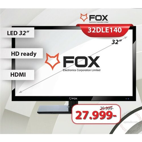 Fox LED 32DLE140 televizor Slike