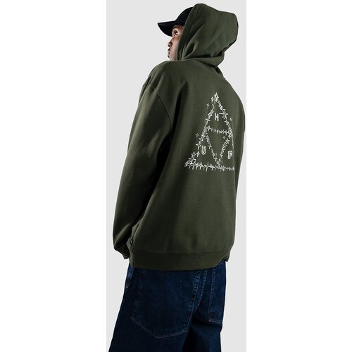 Huf Gleam P/O Pulover s kapuco hunter green Cene
