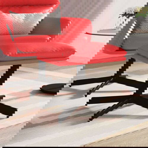  Tabure crveni 60x60x36 cm od umjetne kože Slike