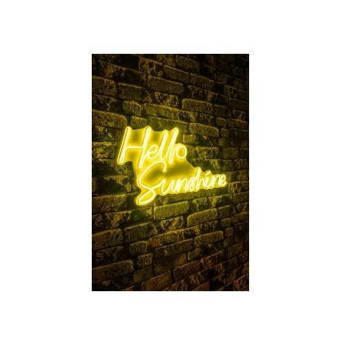 WALLXPERT dekorativna plastična led rasveta hello sunshine yellow Slike