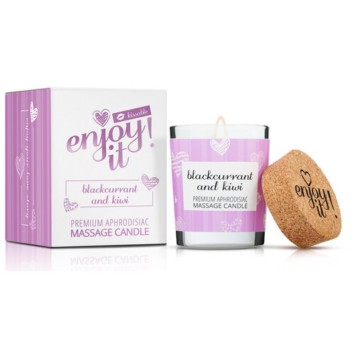 Magnetifico Enjoy it! Massage Candle Blackcurrant and Kiwi 70ml Slike
