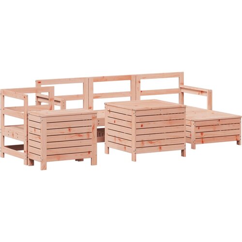 VidaXL 7-dijelni set vrtnih sofa od masivnog drva duglazije Slike