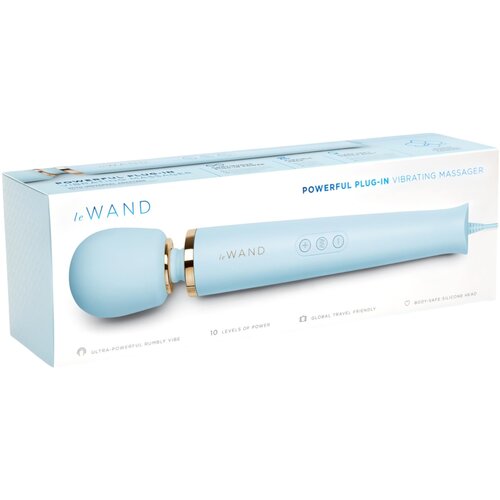 Le Wand plug-In masažni vibrator, svijetlo plavi Cijene