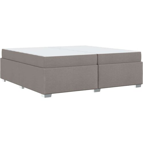  Okvir za krevet Sivo-smeđa 200 x 200 cm tkanina Slike