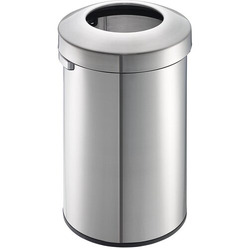EKO Velik lepo oblikovan zbiralnik odpadkov, prostornina 90 l, VxØ 686 x 405 mm, nerjavno jeklo Cene