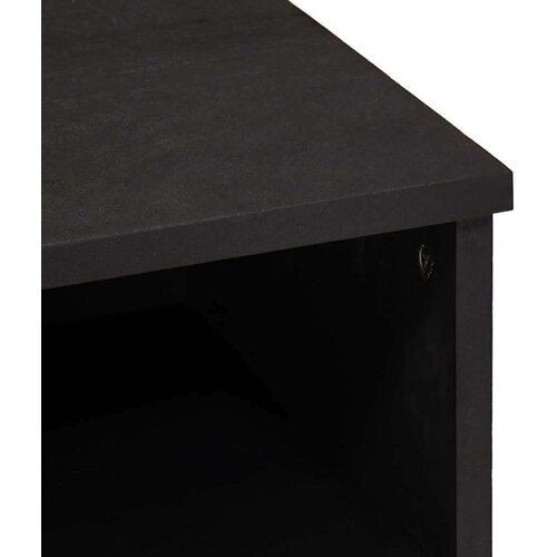  ormar s ladicama Crna 100 x 33 x 46 cm Čvrsto drvo manga Slike
