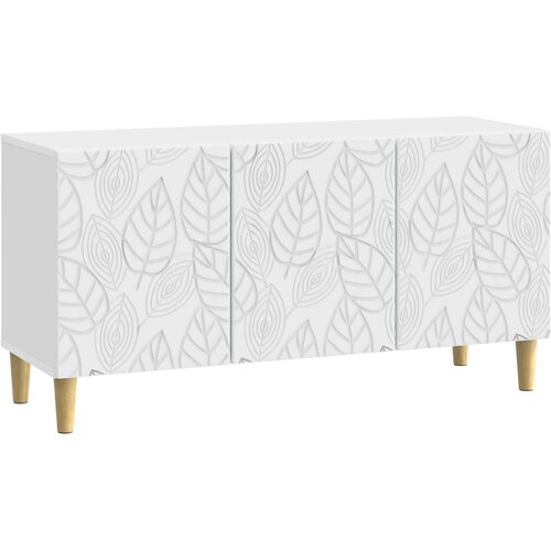 TV ormar 99 x 34,5 x 50 cm Bijela Konstruirano drvo Slike