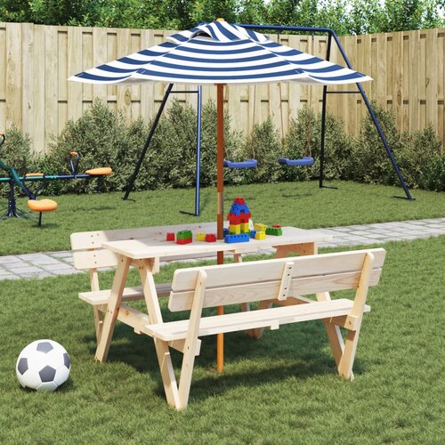 vidaXL Vrtni suncobran za djecu s drvenim stupom &Oslash; 120 x 140 cm Cijene