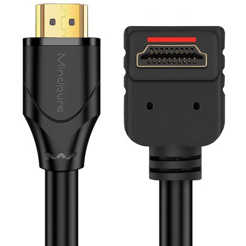 INF HDMI Visokokakovostni Kabel z Upognjenim Priključkom - Usmerjen Navzgor 1 m, (5000076244) Cene