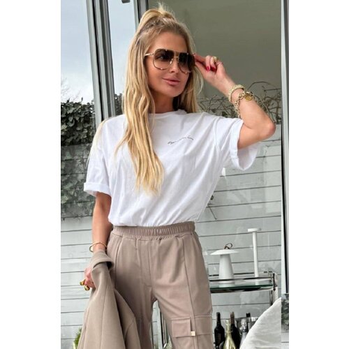 By o la la White blouse with the inscription Cijene