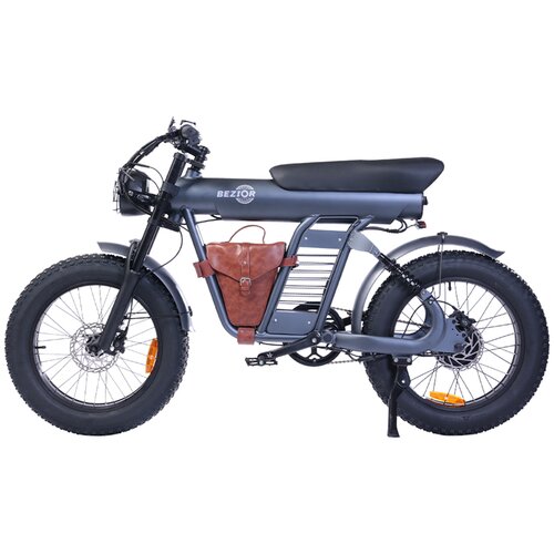 Bezior Električno kolo XF006, 1200 W 48 V 23,2 Ah, hidravlične oljne zavore, modra, (21960399) Cene