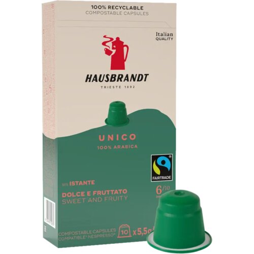 Hausbrandt Unico 10/1 - Nespresso Kompatibilne Kapsule. Cene
