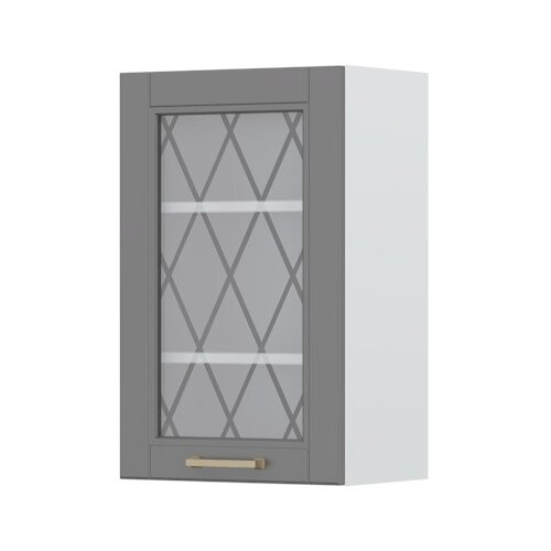 Jela VISE�I ELEMENT SA STAKLENIM VRATIMA ZA KUHINJU TARA V7-45-1KS-Grafit mat lak Cijene