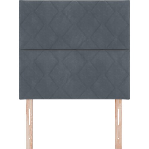  Naslon za glavu uzorak dijamantnih blokova tamnosivi 90 cm bar&amp;scaron;un Slike