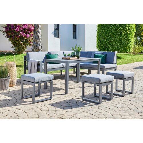 Ambia Garden jedilna lounge garnitura tkanina aluminij, jeklo Slike