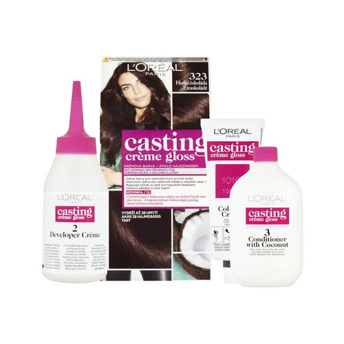 L&amp;acute;Or&amp;eacute;al Paris casting Creme Gloss boja za kosu za obojenu kosu za sve tipove kose 48 ml nijansa 323 Darkest Chocolate Slike
