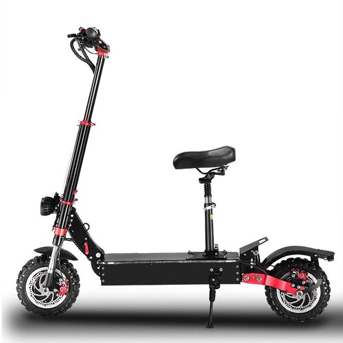 Shengmilo električni skuter boyueda S4-11 5600 w z dvojnim motorjem, največji doseg hitrosti do 85 km/h, 60 v li-baterija, električni skuter, oljna zavora, 11-palčna pnevmatika, (21692252) Cene