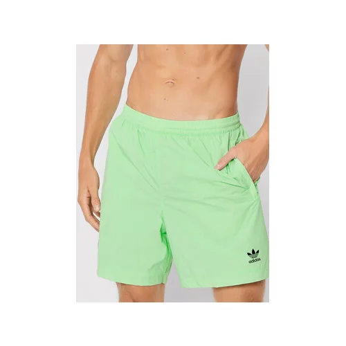 Adidas Športne kratke hlače Happy Earth HI2964 Zelena Regular Fit