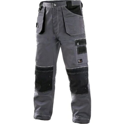 Canis Radne pantalone do struka Orion Teodor/ siva/crna Cene