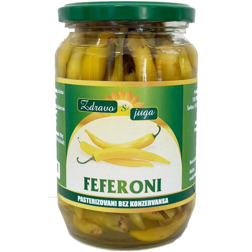 Zdravo_s_juga Feferoni, 610g Cene