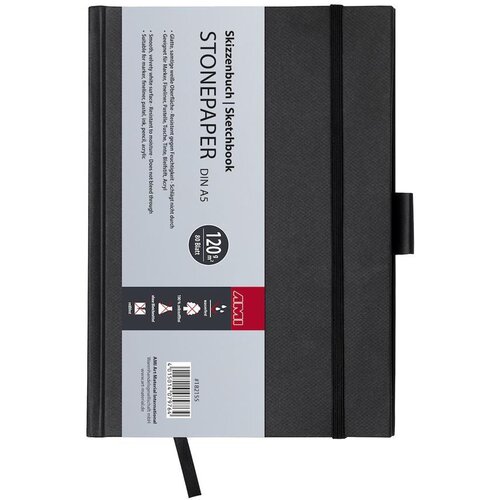 AMI Skicirka Stonepaper A5, 120g, 80 listna, (22005447) Slike