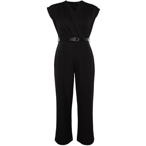 Trendyol Curve Plus Size Jumpsuit - Black - Regular fit Slike