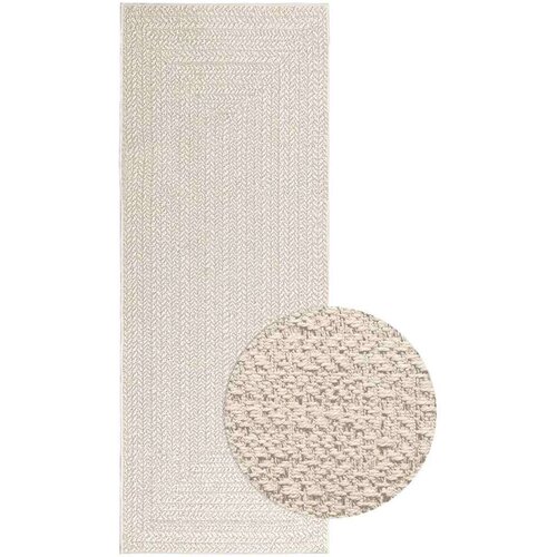  Tepih ZIZUR 80 x 200 cm s izgledom jute unutarnji i vanjski Slike