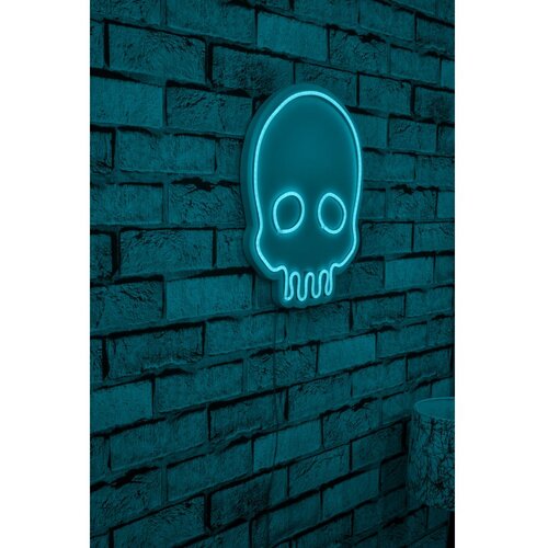 Wallity Zidna LED dekoracija Skull, IP67, 375 cm, 12V, Plava Slike