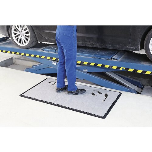 Notrax Podloga za delovno mesto Eco Stance, DxŠxV 1570 x 870 x 12,7 mm, črna Cene