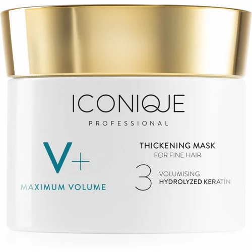 ICONIQUE Maximum volume intenzivna maska za volumen tankih las 100 ml