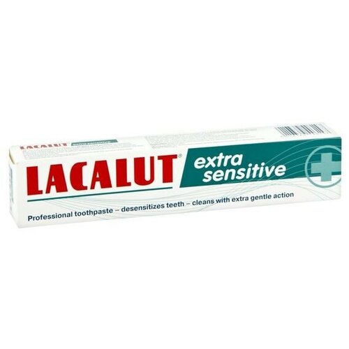 Lacalut extra sensitive pasta za zube, 75 ml Slike