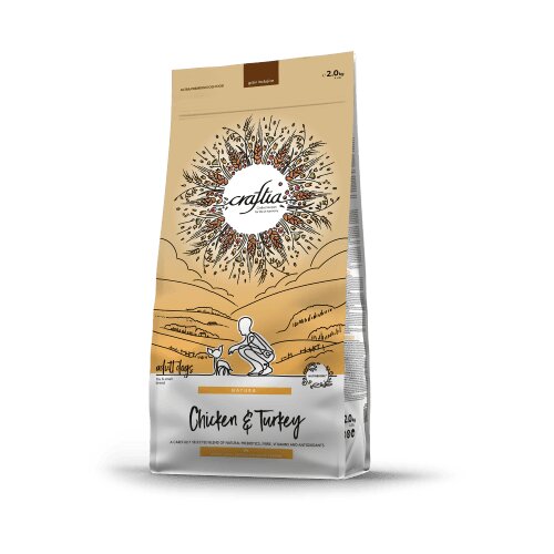 Craftia Natura Hrana za odrasle pse patuljastih I malih rasa, piletina i puretina 2 kg Slike
