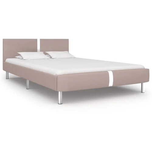 Furnova Posteljni okvir kapučino umetno usnje 140x200 cm, (21940759) Furnova Posteljni okvir kapučino umetno usnje 140x200 cm, (21940759)