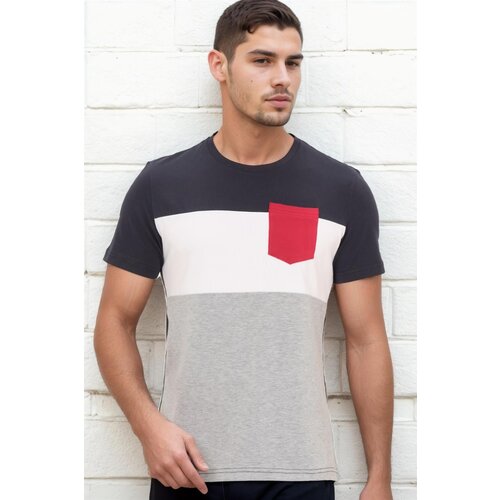 Dewberry T8592 MEN&amp;#039;S T-SHIRT-DARK NAVY BLUE Slike